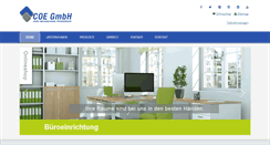 Desktop Screenshot of coegmbh.de